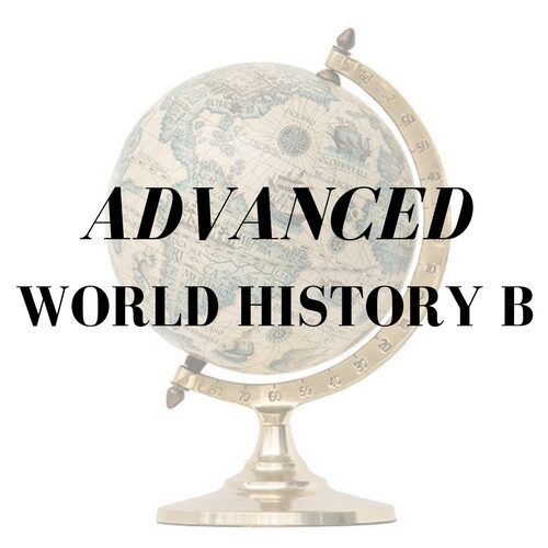 Advanced World History B AP a-g