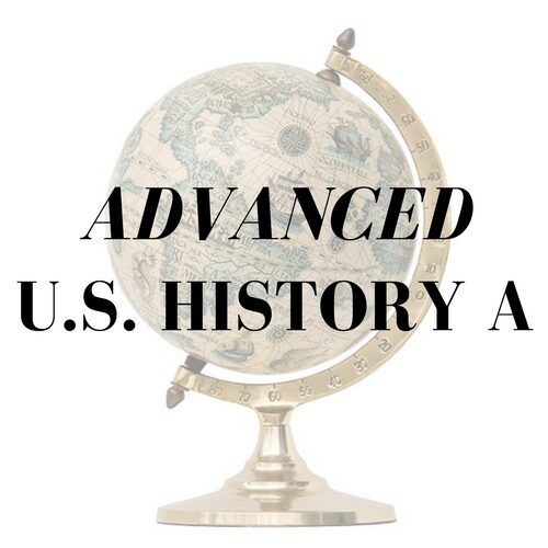 Advanced United States History A AP a-g