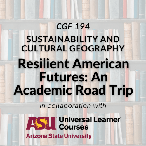 asu cgf 194 sustainability and cultural geography